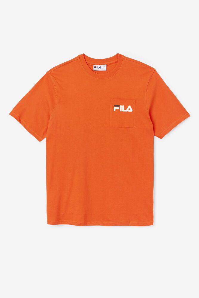 Fila Miesten Paidat Curtis Pocket Oranssi - CGEH-43196